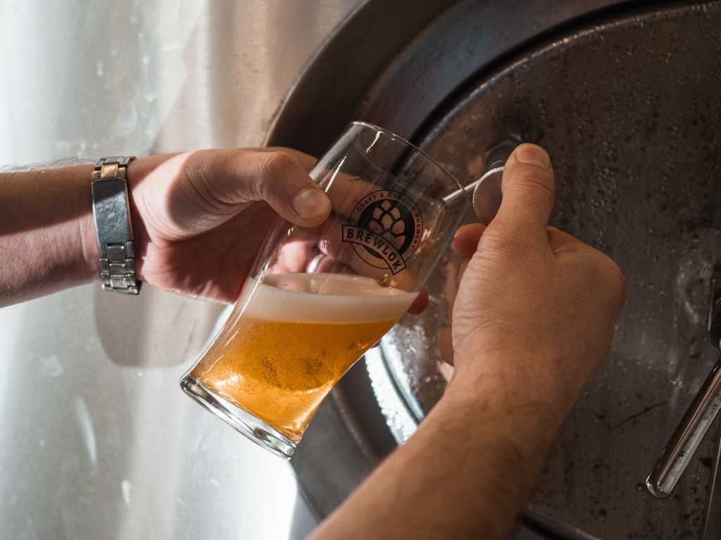Фирменный бокал пивоварни Brewlok Фирменный бокал пивоварни Brewlok